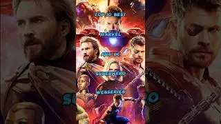 Top 10 Best Marvel & DC Superhero Web series ☠️#shorts