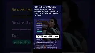 #optt с партнерством с Anduril, как я и предсказывал.