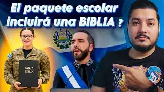 Bukele podr&iacute;a incluir lectura de la BIBLIA en PROGRAMA EDUCATIVO 🔥 propuesta a futuro