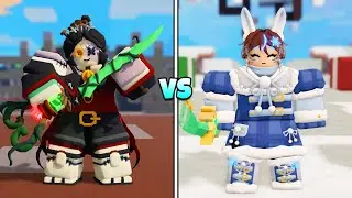 Hexed Yuzi vs Snow Rabbit Yuzi Kit Skin | Which One Is Better? (Roblox Bedwars)