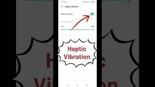Touch Vibration Kaise on Kare| How on Vibration On Touch| Touch To Turn Vibration on #sorts
