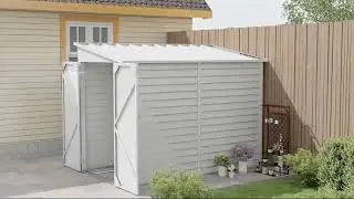 🏡 Upgrade Your Outdoor Storage with the Outsunny Metal Shed! 🛠️