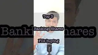 FII&rsquo;s buying these Banking shares #stocks #finance
