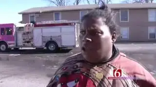Funny Interview of Black Woman After A Fire