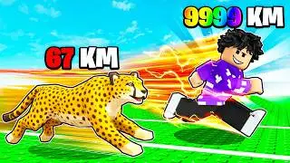 Evolui VELOCIDADE e VIREI o MAIS R&Aacute;PIDO do Roblox