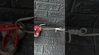 Fast, easy, and super strong hook knot #fishing #fishingtips #tricks