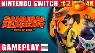 Samurai Academy: Paws of Fury Nintendo Switch 2 Gameplay in 4K