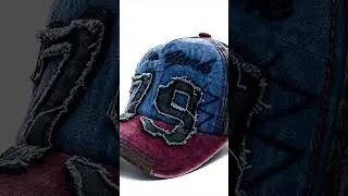 Vintage Washed Cotton Cap: Unisex Streetwear Baseball Hat with Letter Embroidery