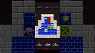 Push box level 13 #shorts #keypad #games #oldisgold #keypadgames #deegamer #sokoban
