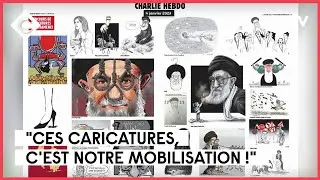 Charlie Hebdo aux côtés du peuple iranien - Riss - C à Vous - 03/01/2023