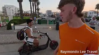 Electric SCOOTER & A DRONE spotted in Protaras Cyprus