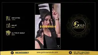 Best parlour in kanpur for bridal makeup | Gold Crown Studio | Kanpur Makeup Artist