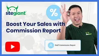 💼 Simplify Commission Tracking with SiteGiant Commission Report