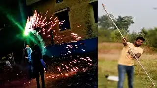 World biggest firecracker battle_Anar+rud+bomb Experiment Md