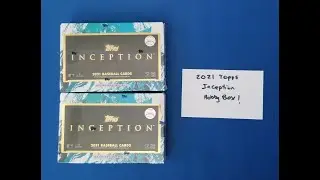New Release! 2021 Topps Inception Two Hobby Box Break!