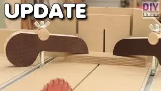 Cross Cut Sled Update - T-Tracks and Clamps