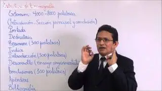 Monografía y su estructura elemental
