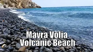 Mavra Volia - Vulcanic Rock Beach, Chios, Greece