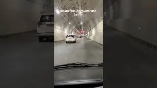 India's first underwater sea tunnel in mumbai #construction #civil engineer