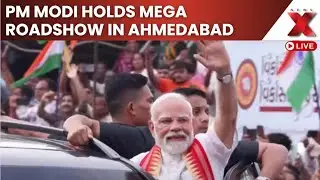 PM Modi LIVE: PM Narendra Modi&rsquo;s Roadshow in Ahmedabad Draws Huge Crowd