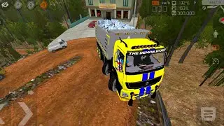 Extreme Heavy Truck on Dangerous Mountain Road | BUSSID