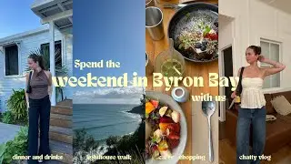 vlog: weekend with us in Byron Bay 👙🌺🍸🌅