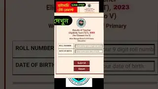 Primary Tet result 2023 check| Primary TET 2023 result link | Primary TET 2023 result #shorts