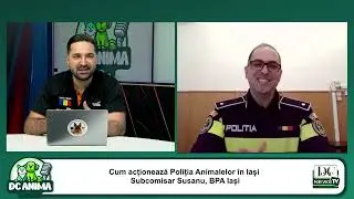 How the Animal Police in Iași operate. Deputy Commissioner Susanu, BPA Iași, at DC Anima