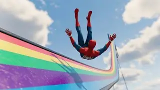 Spider Man Extreme Height Jump Challenge  GTA 5
