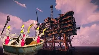 HOW CHADS TAKE OIL RIG - Rust
