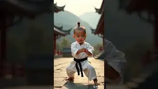 Shaolin Baby&rsquo;s First Karate Moves | Adorable Martial Arts in Action! #ShaolinBaby #KarateBaby