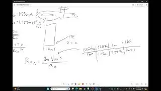 Example: Calculating boundary layer thickness for an aircraft