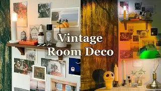 SUB) ROOM DECOR🧸 레트로, 빈티지 인테리어 감성 소품 추천, 밤에 더 예쁜 조명 맛집✨|인센스, 조명, 숲 포스터, 벽걸이 선반|오늘의집, 텐바이텐, 이케아