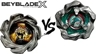 CREST LEON 7-60GN Vs TIDE WHALE 5-80E | Beyblade X Battle ベイブレードX