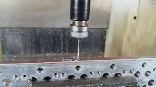 aluminium drilling work vmc machine || #vmc #vmcmachine #aluminium #viral