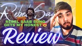 Rebel Saab (Telugu) Lyrical Video - The Raja Saab | Reaction 🥶 | OnePerceive