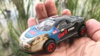 Finding Muddy Toys in the Wild | Racing Car, Dinosaur, Lion & Deer 🚘🦖