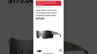 Motorhelmets Store Sale Smith Optics Arena Elite Chromapop Adult Sports Sunglasses #youtubeshorts