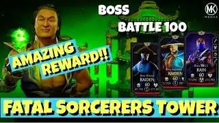 Another Diamond Character?? Fatal Sorcerers Tower Boss Battle 100. Mortal Kombat Mobile Gameplay.