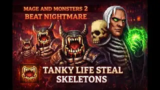 Necromancer Effero finally gone through nightmare / Mage and monster 2