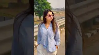 Affordable Summer Outfit for Girls 😍💙 | Blue Shirt & White Pants Look #shirts #shirt #casualoutfit