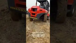 Wholesale of construction machinery. 4WD Offroad Forklift Factory
