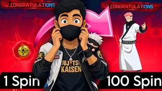 I Spin 100X in Jujutsu Kaisen Special Luck Royale on Different ID's || What Happen?🤔 - Plucky Gamerz