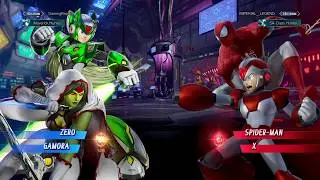 Zero/Gamora vs Spider-Man/X (me) - Marvel vs Capcom Infinite