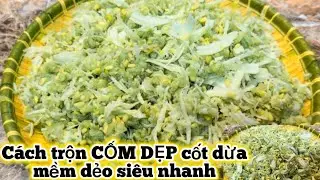 Secrets to Quickly Cooking Chewy Green Bean Flattened Rice Cakes.