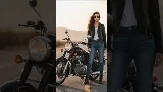 &ldquo;Bullet + Beauty = Dangerous Combo 🔥🏍️&rdquo;#viralshorts #reel #trendingvideo #4kcinematic #youtubeviral