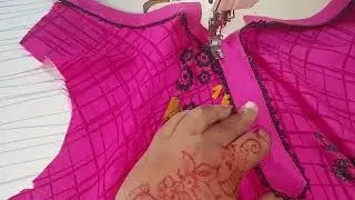 Winter Linen Neck Design 2025 | Stylish Lace Patti Style | Easy method by Mr Fashion Tailor