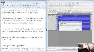 How to nightcore! (Audacity)