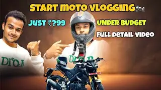 Start Moto Vlogging on a Budget! ( Best Setup for Beginners 2025 )