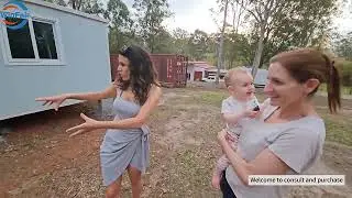 Customer's 20-foot expandable house from WinFair -part1
